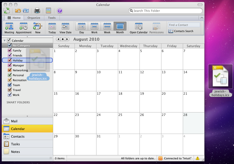 Jewish calendar for mac